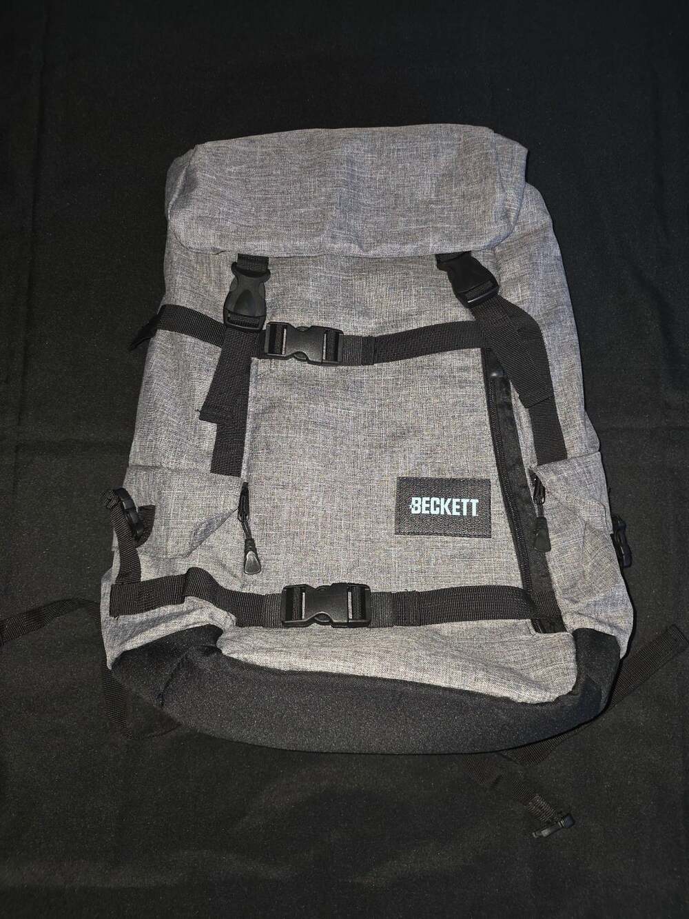 Origaudio Beckett Flap Backpack Gray Heather